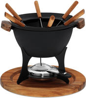 Kela 16644, Kela Country (Fondue Bourguignonne, Fondue Chinoise) (16644) Schwarz