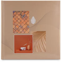 HAMA - Jumbo-Album&ldquo;Singo II&ldquo; 30x30 cm 100 wei&szlig;e Seiten Terracotta