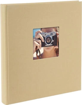 Goldbuch Fotoalbum Bella Vista 30x31 60 schwarze Seiten Beige