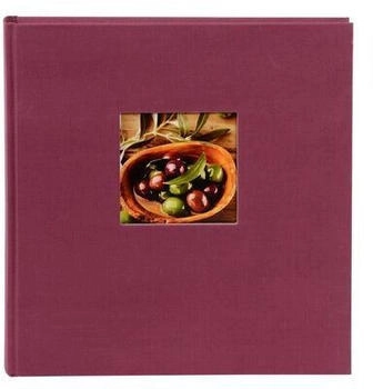 Goldbuch Fotoalbum Bella Vista 30x31 60 schwarze Seiten fuchsia