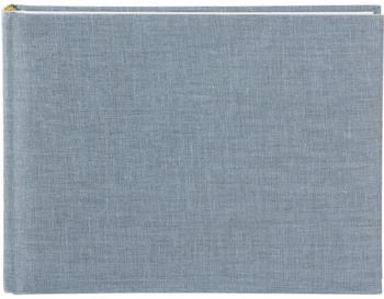 Goldbuch Fotoalbum Summertime Trend 2 22x16 36 weiße Seiten Blau-Grau