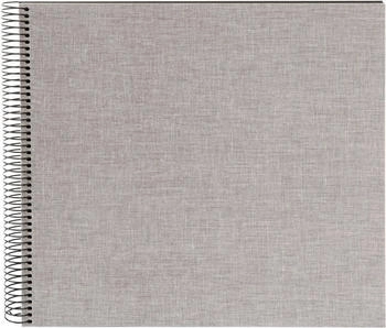 Goldbuch Spiralalbum Summertime Trend 2 35x30 40 schwarze Seiten grau
