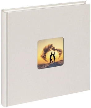 walther design FA-205-W Fotoalbum Fun Wedding, 26x25 cm, chamois weiss