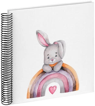 walther design SA-131 Spiralalbum, Fotoalbum, Hase Malin, 25x25 cm