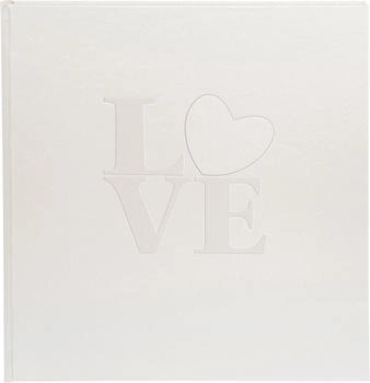 Goldbuch White Love 30x31 60 wei&szlig;e Seiten Hochzeit 08118