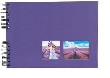 Exacompta 15005E MILANO Spiral-Fotoalbum 32 x 22 cm violett