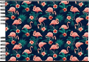 Exacompta 16703E FLAMINGO Spiral-Fotoalbum 32x22 cm pink