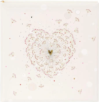 Goldbuch Golden Heart 30x31 60 weiße Seiten Hochzeit 08062