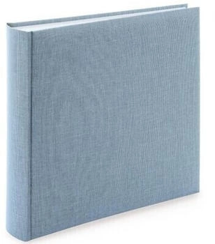 Goldbuch Leinen Fotoalbum Summertime Trend 2 35x36cm 100 weiße Seiten Blau-Grau
