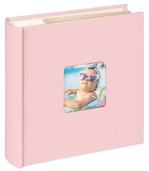 walther design rosa 200 Fotos 10 x 15 cm Memo- mit Cover-Ausstanzung Fun ME-110-BR