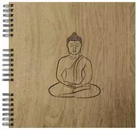 Exacompta Spiralfotoalbum 60 Seiten/30 Bl schwarz, 32x32 cm, Zen - Eiche 15141E