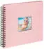 walther design Fotoalbum rosa 30 x 30 cm mit Cover-Ausstanzung Fun SA-110-BR