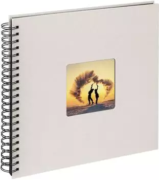 walther design Fotoalbum chamois 30 x 30 cm mit Cover-Ausstanzung Fun SA-110-W