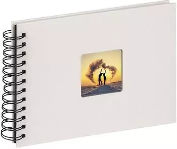 walther design Fotoalbum chamois 23 x 17 cm mit Cover-Ausstanzung Fun SA-109-W