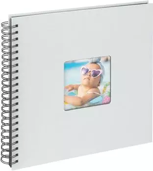 walther design Fotoalbum hellblau 30 x 30 cm mit Cover-Ausstanzung Fun SA-110-BL