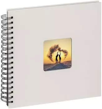 walther design Fotoalbum chamois 26 x 25 cm mit Cover-Ausstanzung Fun SA-108-W