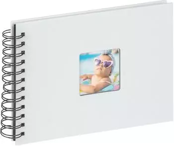 walther design Fotoalbum hellblau 23 x 17 cm mit Cover-Ausstanzung Fun SA-109-BL