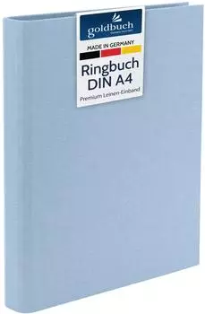 Goldbuch Ringbuch A4 Bella Vista himmelblau