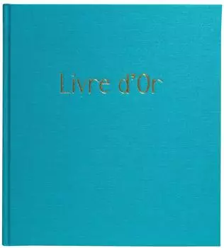 Exacompta Pop'N Co Gästebuch 140 Seiten, Goldschnitt, cyan (47788E)