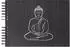 Exacompta Fotoalbum ZEN Spiralbindung 50 schwarze Seiten, Ebenholz 32x22cm (15042E)
