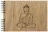 Exacompta Fotoalbum ZEN Spiralbindung 50 schwarze Seiten, Eiche 32x22cm (15041E)