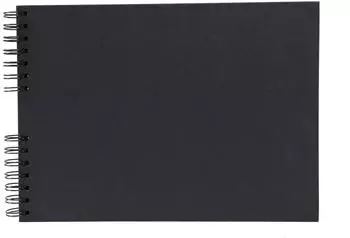 Exacompta Scrap-Addict Scrapbooking-Set Spiralalbum 70 Seiten schwarz 32x22cm (16801E)