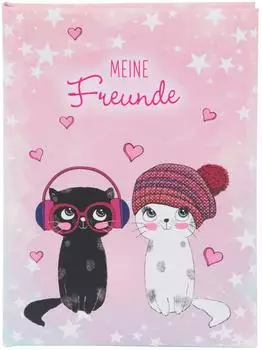 Goldbuch Freundebuch "Music for Cats" A5 (43099)