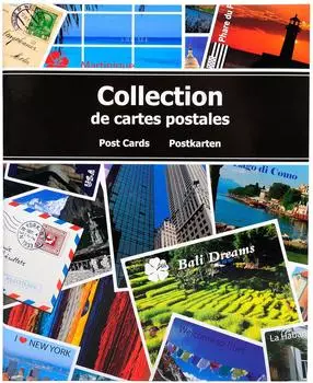 Exacompta Sammelalbum für 200 Postkarten, 20x25,5cm (96115E)
