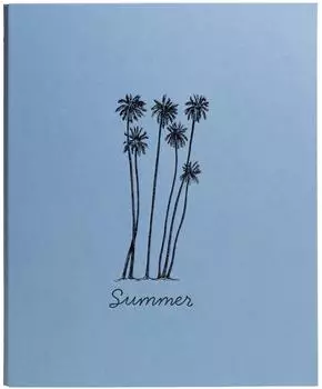 Exacompta Summertime Fotoalbum A4, 60 Seiten, eisblau (17045E)