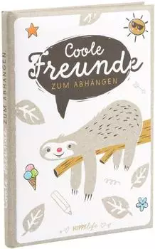 Goldbuch Freundebuch HAPPYlife 15x21 cm Faultier