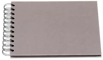 R&ouml;ssler Papier S.O.H.O. Mini Wire-o Fotoalbum 40 Seiten, offwhite, taupe (1329452491)
