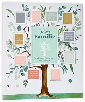 Tr&ouml;tsch Album "Unsere Familie" Erinnerungsalbum zum Eintragen
