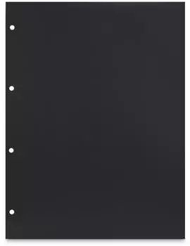 Hama Fotokarton 23,3 x 31 cm gelocht 25 Blatt schwarz