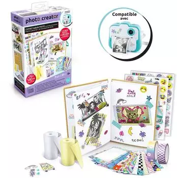 Canal Toys Studio Creator Fotoalbum-Box, 2 Papierrollen, 2 Stickerbögen, 20 Fotorahmen (CLK 007)