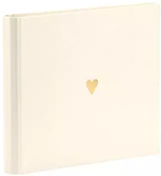 Rössler Papier Brilliant "Pure Love" Gäste-/Fotobuch Herz 60 Seiten, 220x230mm (18777150006)