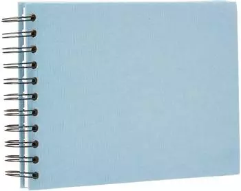 Rössler Papier SOHO Mini Fotoalbum zum Einkleben, blau/Denim, 195x145mm (1329452151)