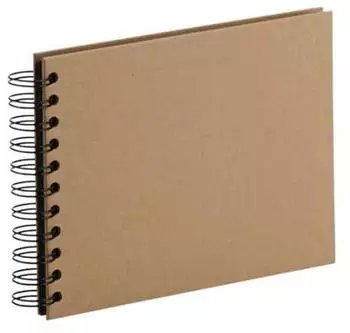 Rössler Papier SOHO Mini Fotoalbum braun/Kraft, 40 Seiten, 195x145mm (1329452621)