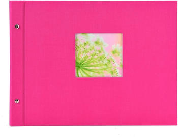 Goldbuch Schraubalbum Bella Vista 39x31/40 pink (schwarze Seiten)