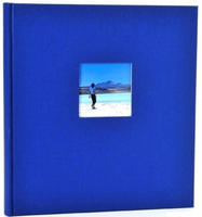 goldbuch 24895, goldbuch Fotoalbum Bella Vista 25x25 60 wei&szlig;e Seiten blau