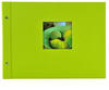 goldbuch 28 896, goldbuch Schraubalbum Bella Vista 39x31 40 weiße Seiten grün