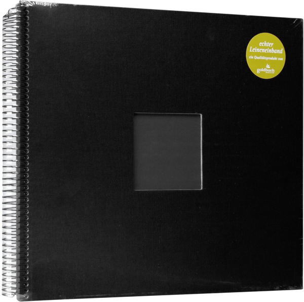 Goldbuch Spiralalbum Bella Vista mit Bildausschnitt 34x30/40 schwarz
