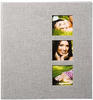 goldbuch 27630, goldbuch Fotoalbum Style 30x31 60 weiße Seiten grau