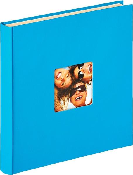 Fun Fotoalbum in Oceanblau 33x34 cm 50 weiße Seiten selbstklebend Buch Album 