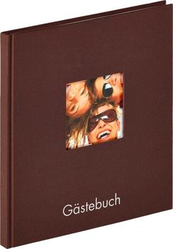 walther design Gästebuch Fun 23x25/72 dunkelbraun