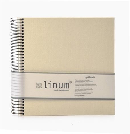 Goldbuch Spiralalbum Linum 20x20/40 beige