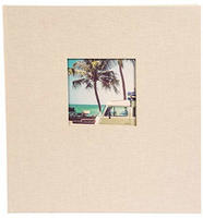 Goldbuch Bella Vista 30x31 cm, 60 schw. Seiten, sandgrau, Buchalbum