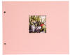 goldbuch 28 522, goldbuch Schraubalbum Bella Vista 39x31 40 schwarze Seiten rosa