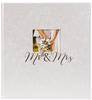 Goldbuch Fotoalbum Mr. und Mrs. 08388, Jumboalbum, 31 x 30 cm, 60 weiße Seiten für