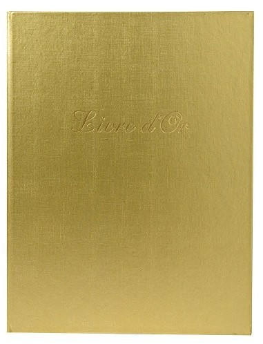 Exacompta Gästebuch Livre d'Or 27x22/100 gold