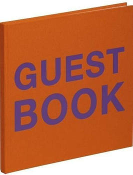 PAGNA Gästebuch 24,5x24,5/180 orange